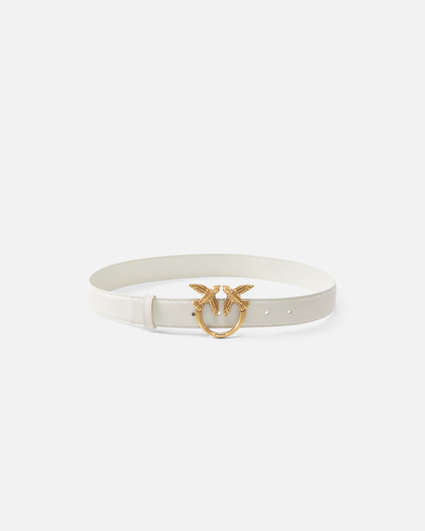 Love Birds leather belt 3cm -  LOVE BERRY H3 BELT