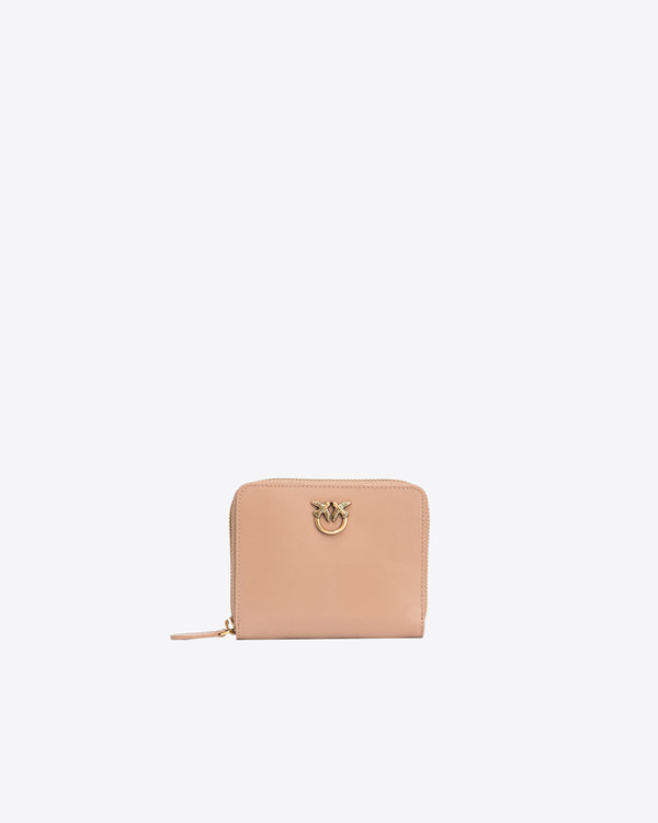 Square leather zip-around purse - TAYLOR ZIP-AROUND