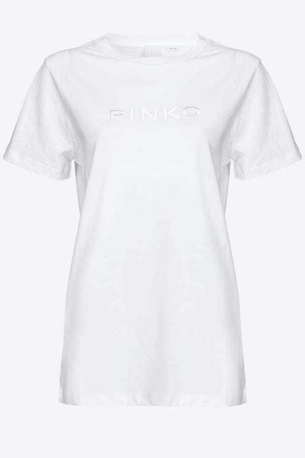 START T-SHIRT JERSEY LOGO PINKO EFF