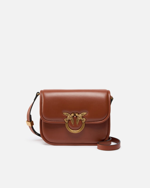 Love Bag Box square shoulder bag in nappa leather