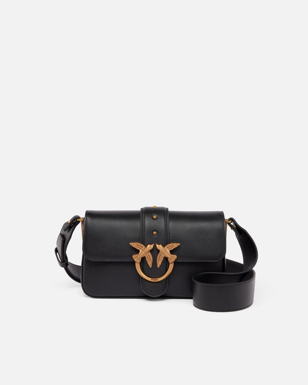 Mini Love Bag soft shoulder bag in leather