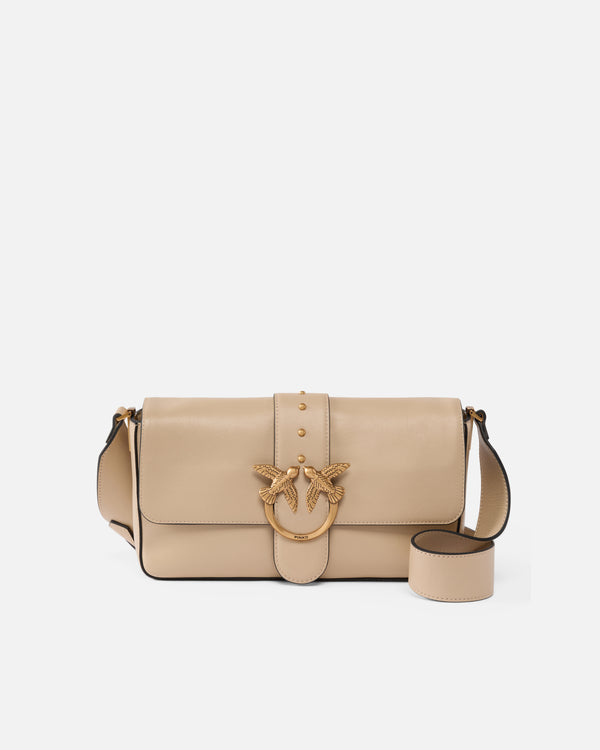 Love Bag large soft shoulder bag in leather - LOVE ONE CLASSIC SLOUCHY FL