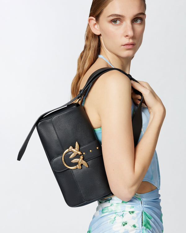 Love Bag large soft shoulder bag in leather - LOVE ONE CLASSIC SLOUCHY FL