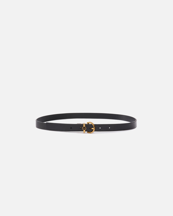 Reversible thin leather belt, 2cm - LOVE BERRY H2 REVERSIBLE