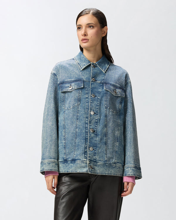 DAKAR GIUBBINO DENIM DECORAZIONE