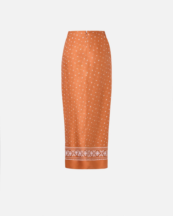 Bandana-print sarong midi skirt - ALLEGRIA GONNA