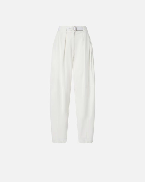 Wide-leg cotton trousers with belt - YANN TROUSERS
