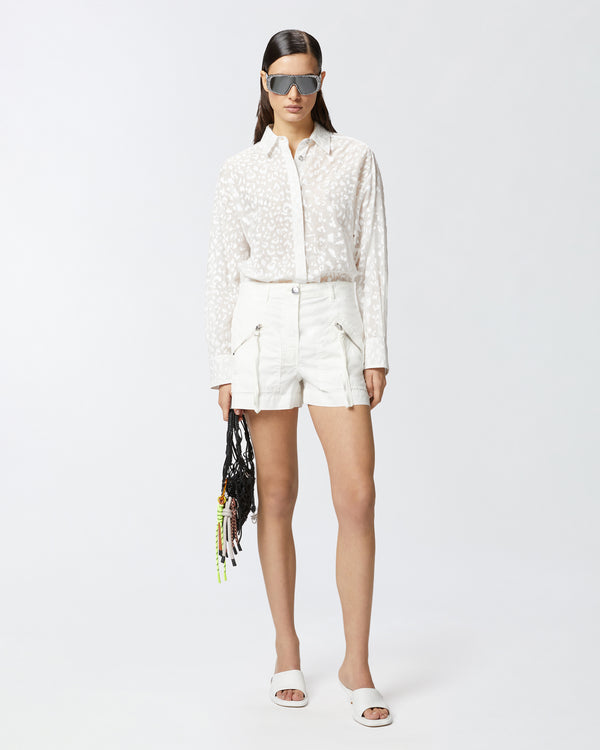 Cotton shorts with pockets and zip - TEDDY SHORTS