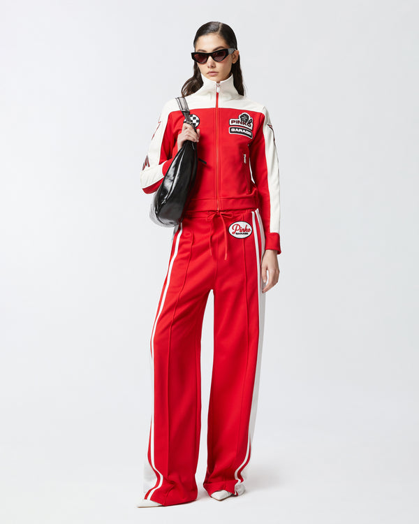 PINKO Garage sports trousers with side band detail - JACOB TROUSERS