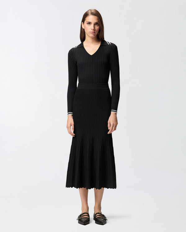 Pleated midi skirt -  LAS PALMAS SKIRT