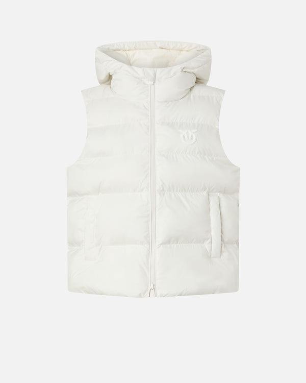 Padded puffer gilet with hood - GINGER GILET