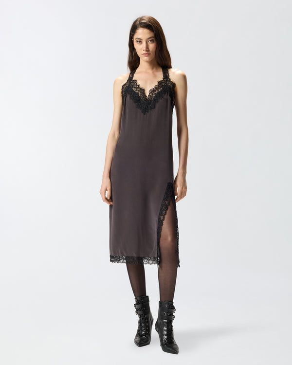 Silk and lace lingerie dress - AGUGLIA DRESS