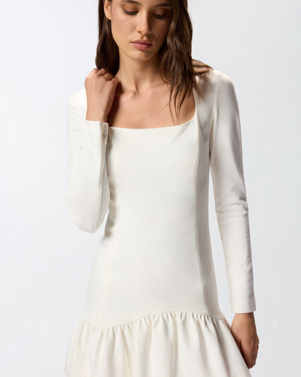 Mini dress with square neckline - ACETOSELLA DRESS