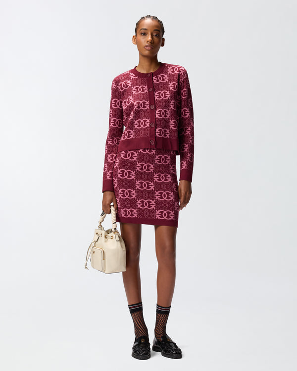 Mini skirt with Love Birds logo - BANG BANG MINI SKIRT