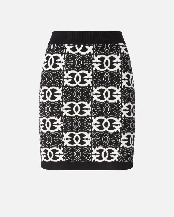 Mini skirt with Love Birds logo - BANG BANG MINI SKIRT