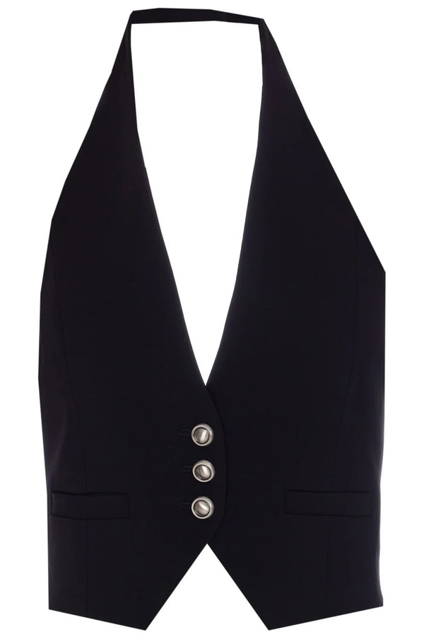 CORNACCHIA Open-back short vest