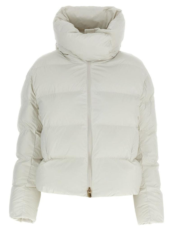 Technical canvas jacket with hood - GIZA PADDED JACKET