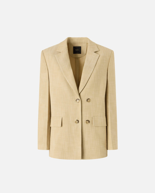 ELEVATION Canvas blazer jacket with buttons