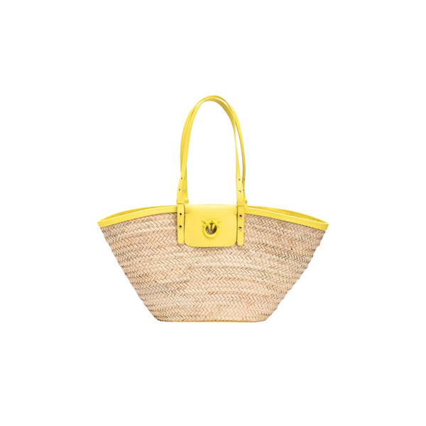 LOVE SUMMER BASKET RAFIA + VITELLO