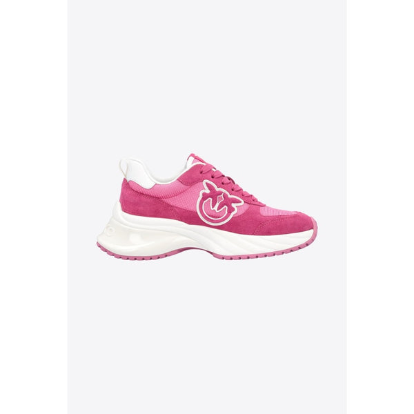 ARIEL 04 - SNEAKER COW SUEDE/MESH PINK PINKO