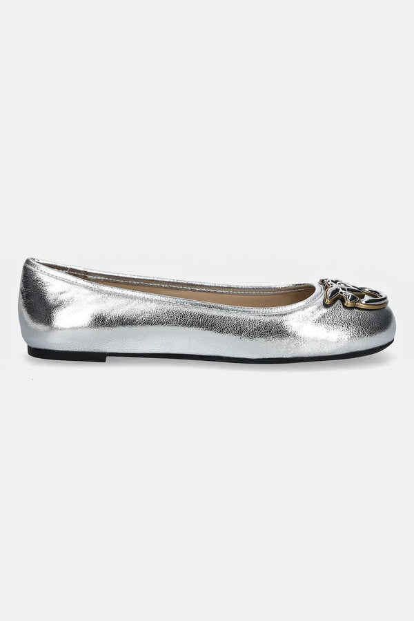 GIOIA 03 - BALLERINA LAMINATED NAPPA SILVER
