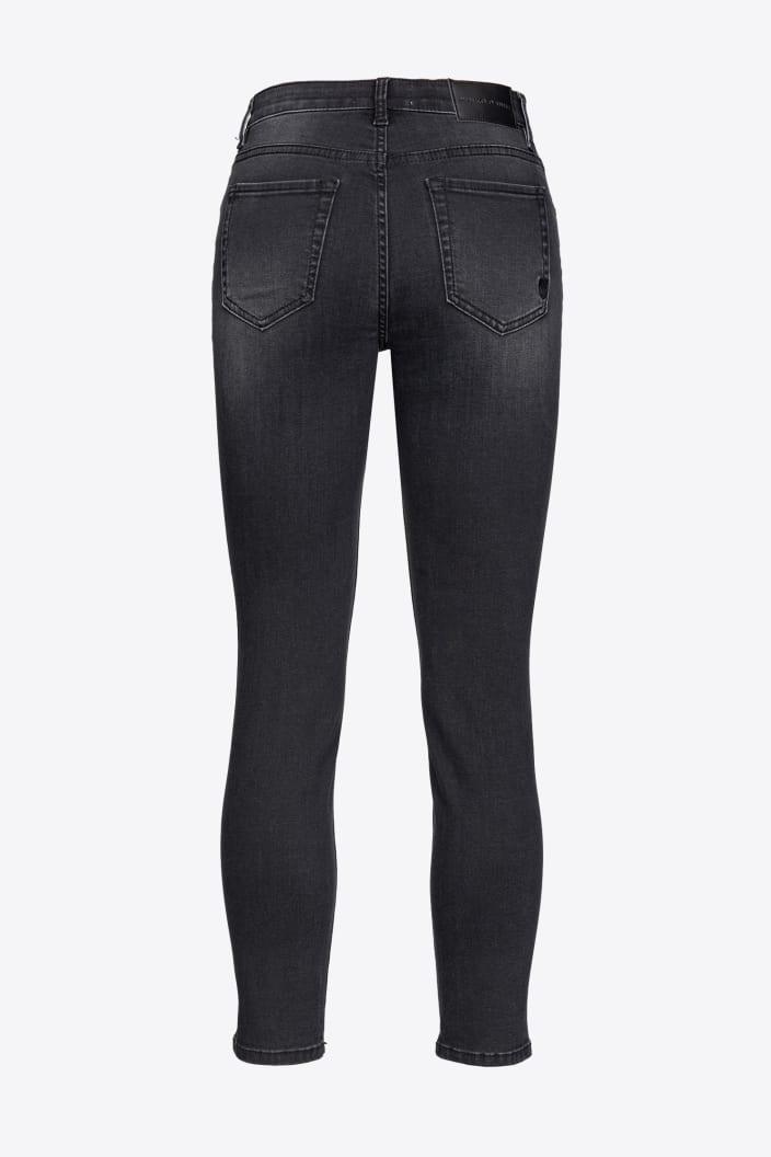 SABRINA SKINNY DENIM BLACK BLK STRE ג'ינס - PINKO ISRAEL