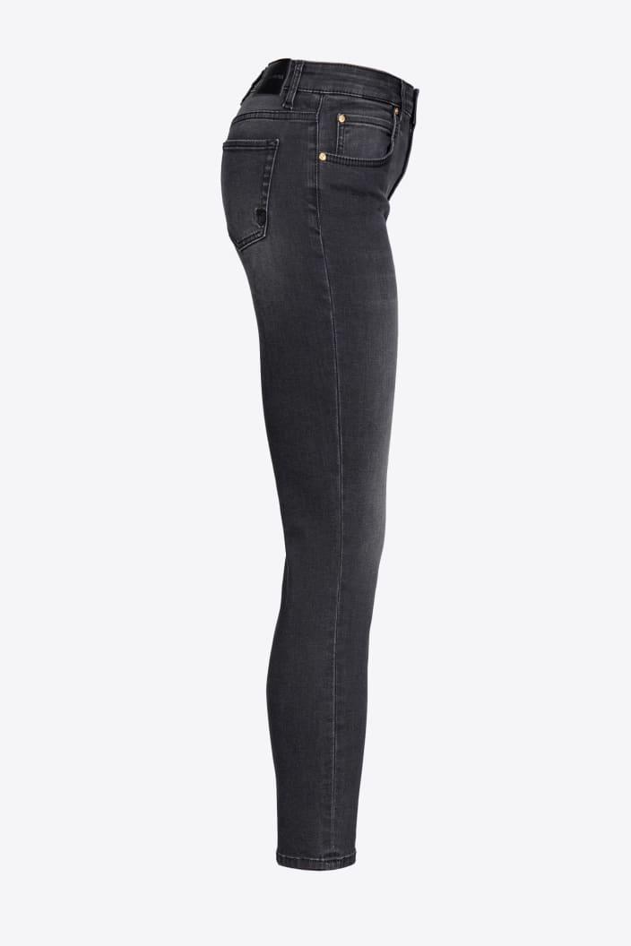 SABRINA SKINNY DENIM BLACK BLK STRE ג'ינס - PINKO ISRAEL