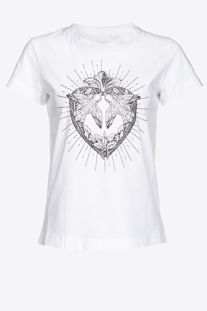 BUSSOLOTTO T-SHIRT JERSEY HEART AND טופ - PINKO ISRAEL