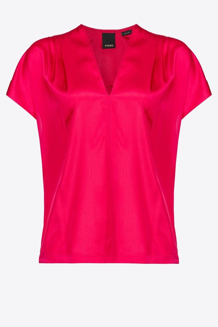 BREVE BLUSA SATIN STRETCH טופ - PINKO ISRAEL