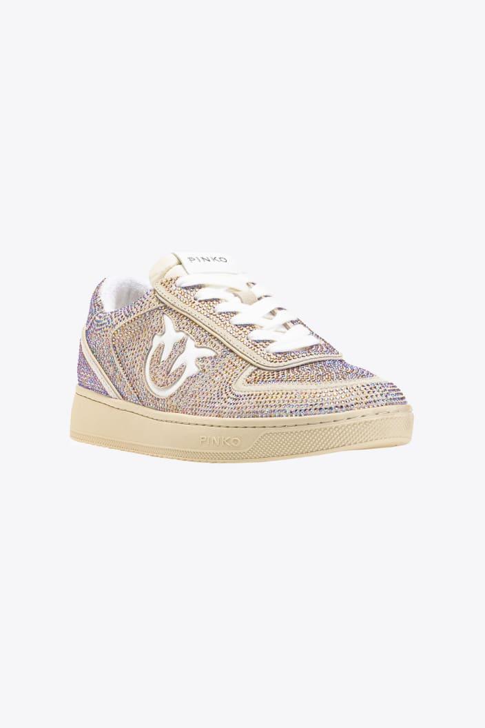 ARLETTE SNEAKER SUEDE FULL STRASS נעל סניקרס - PINKO ISRAEL