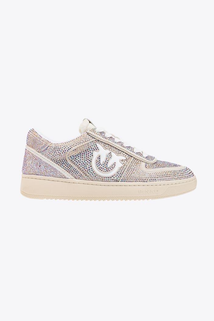 ARLETTE SNEAKER SUEDE FULL STRASS נעל סניקרס - PINKO ISRAEL