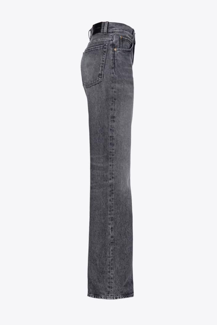 WANDA WIDE LEG DENIM FIX COTONE - PINKO ISRAEL