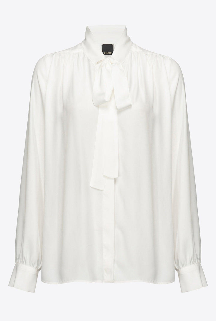 CORA CAMICIA CREPE DE CHINE טופ - PINKO ISRAEL