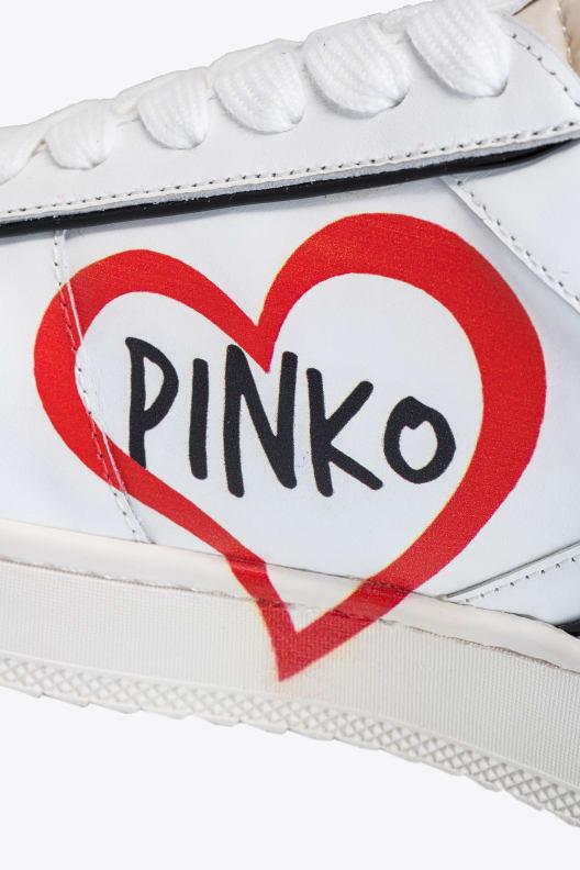 RODANO BASKET SNEAKER PELLE VITELLO - PINKO ISRAEL